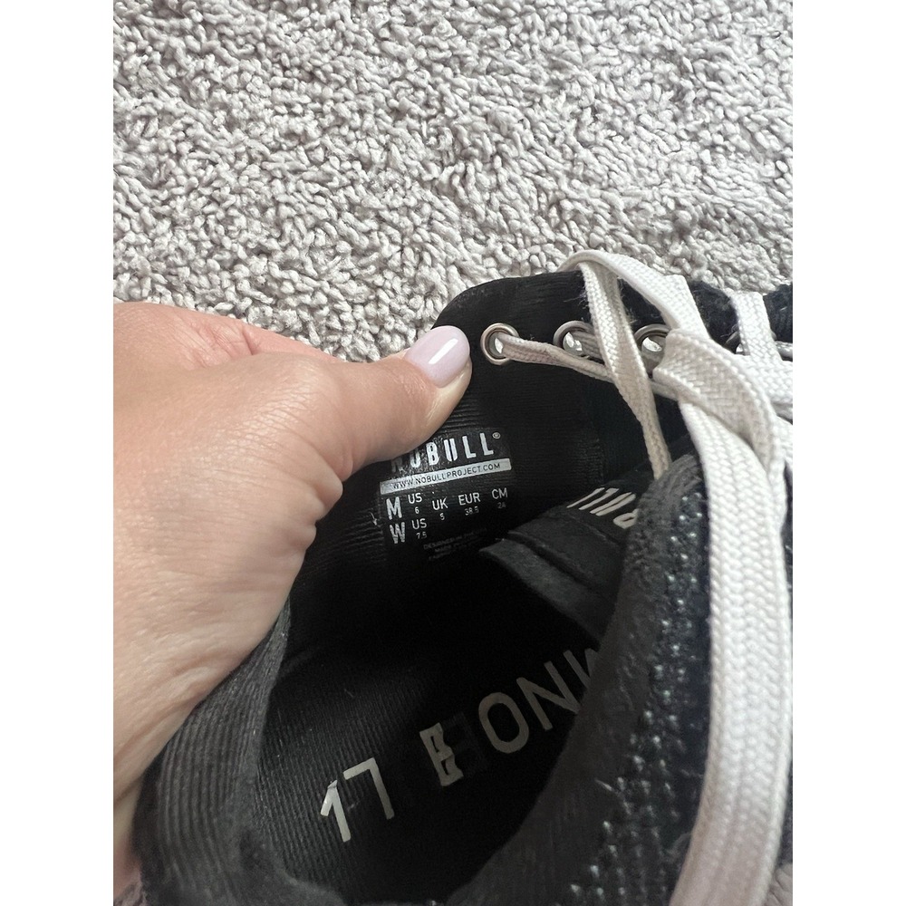 NOBULL Black Textured Training Lifting Shoes Men's 6 Women's 7.5 - Picture 5 of 5